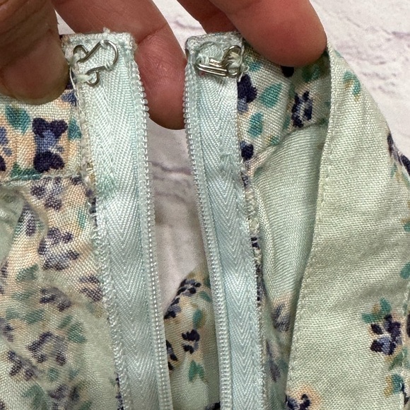 Kimchi & Blue from Urban Outfitters of Anthropologie Floral Mint Green Skirt M - Picture 10 of 14